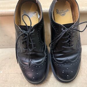 Dr. Martens Classic Black Brogue Oxfords